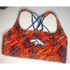 DENVER BRONCOS NFL Apparel Sports Bra  Size XL